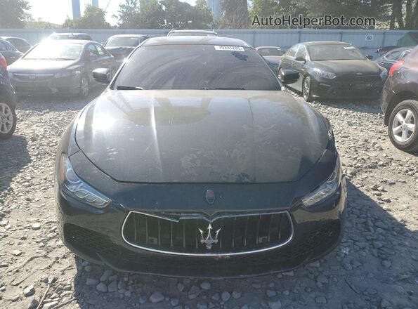 ZAM57XSA3H1225501 2017 MASERATI GHIBLI Black Widok z przodu