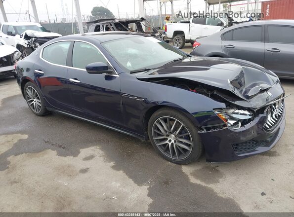 ZAM57XSA4K1325856 2019 MASERATI GHIBLI Dark Blue Передняя правая четверть