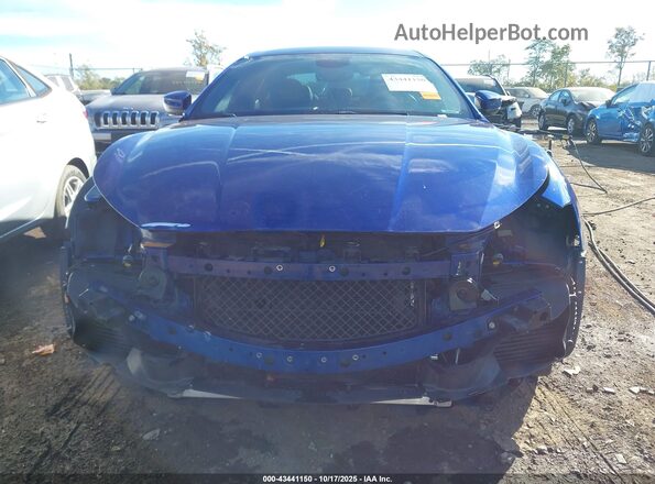 ZAM57XSA6J1293216 2018 MASERATI GHIBLI Синий Вид спереди