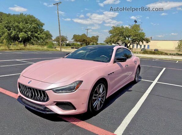 ZAM57XSS1J1284948 2018 MASERATI GHIBLI Серый Задняя левая четверть