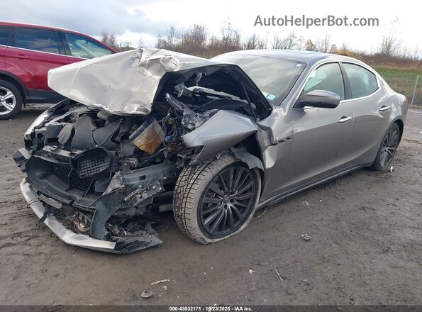 ZAM57YTA8J1281315 2018 MASERATI GHIBLI Серый Передняя левая четверть