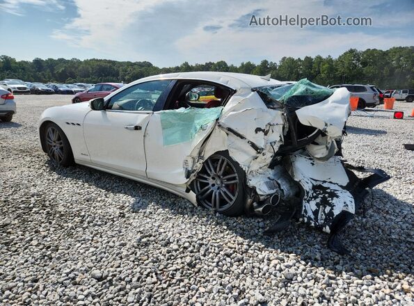 ZAM57YTL9J1267442 2018 MASERATI GHIBLI Белый Задняя левая четверть