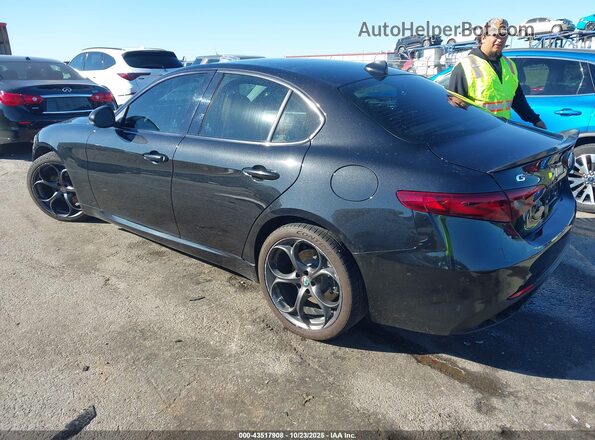 ZARFAEEN1H7549675 2017 ALFA ROMEO GIULIA Черный Задняя левая четверть