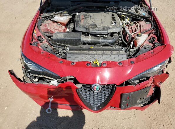 ZARFAMAN6P7668188 2023 ALFA ROMEO GIULIA Red უკანა სალონის ხედი