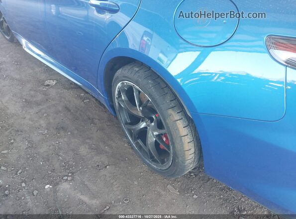 ZARFAMEV1R7687146 2024 ALFA ROMEO GIULIA Синий Вид спереди