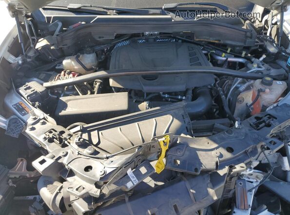 ZASFAKAN0J7B75510 2018 ALFA ROMEO STELVIO Silver Vista del compartimento del motor