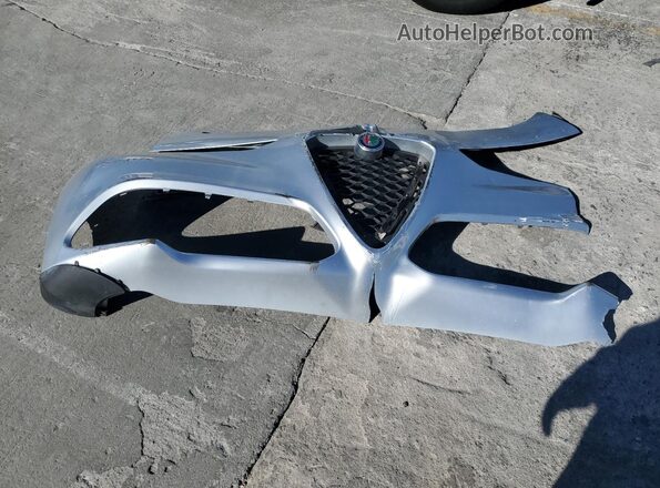 ZASFAKAN0J7B75510 2018 ALFA ROMEO STELVIO Silver Vista de la etiqueta del VIN