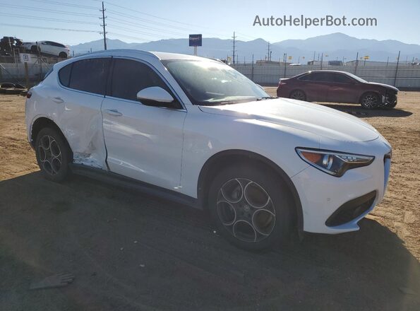 ZASFAKAN4J7B72304 2018 ALFA ROMEO STELVIO White Передня права чверть