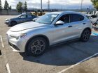 2018 Alfa Romeo Stelvio Ti Silver vin: ZASFAKBN6J7B80502