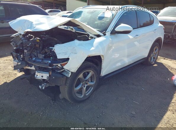 ZASPAJAN0M7D00380 2021 ALFA ROMEO STELVIO Белый Передняя левая четверть