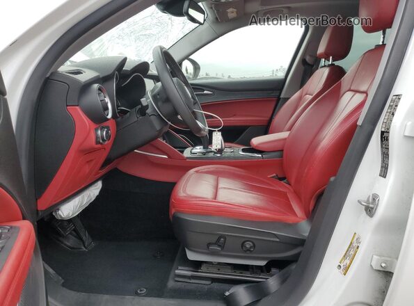 ZASPAKAN6L7C76056 2020 ALFA ROMEO STELVIO Белый Вид салона спереди