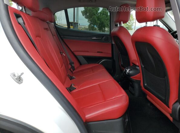ZASPAKAN6L7C76056 2020 ALFA ROMEO STELVIO Белый Вид задних сидений