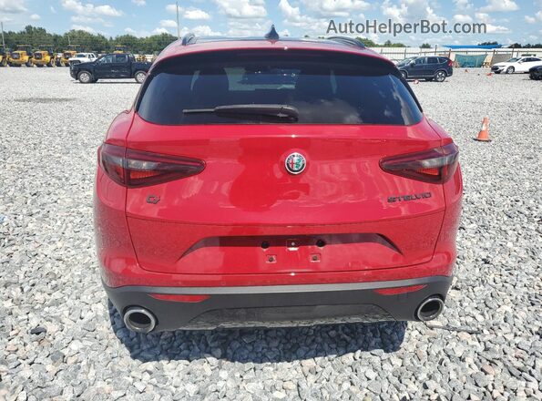 ZASPAKAN6M7D11261 2021 ALFA ROMEO STELVIO Красный Вид сзади