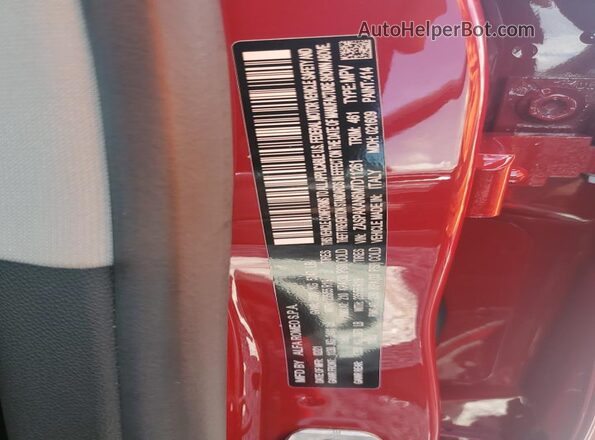 ZASPAKAN6M7D11261 2021 ALFA ROMEO STELVIO Красный Вид подкапотного пространства