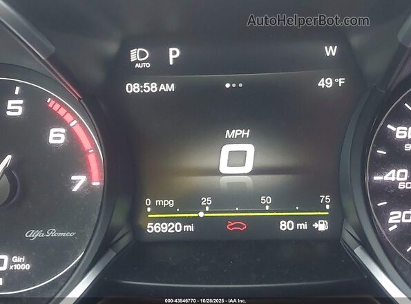 ZASPAKAN9K7C30848 2019 ALFA ROMEO STELVIO Красный 