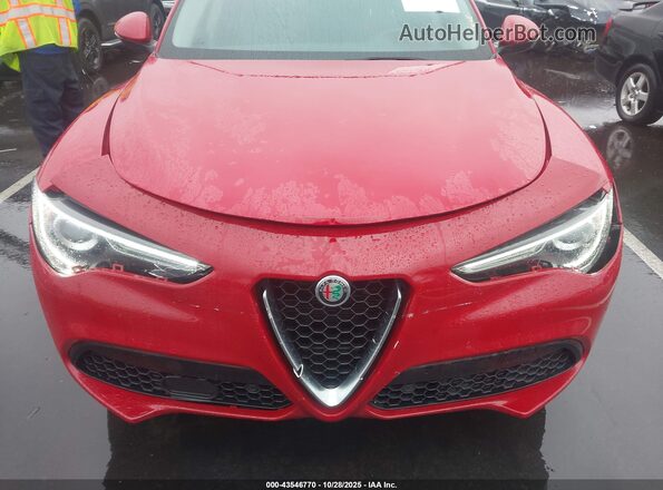ZASPAKAN9K7C30848 2019 ALFA ROMEO STELVIO Красный Вид спереди