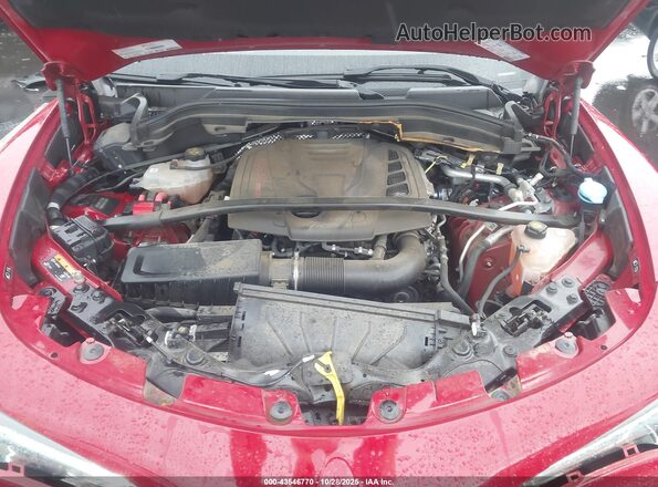 ZASPAKAN9K7C30848 2019 ALFA ROMEO STELVIO Красный Вид сзади