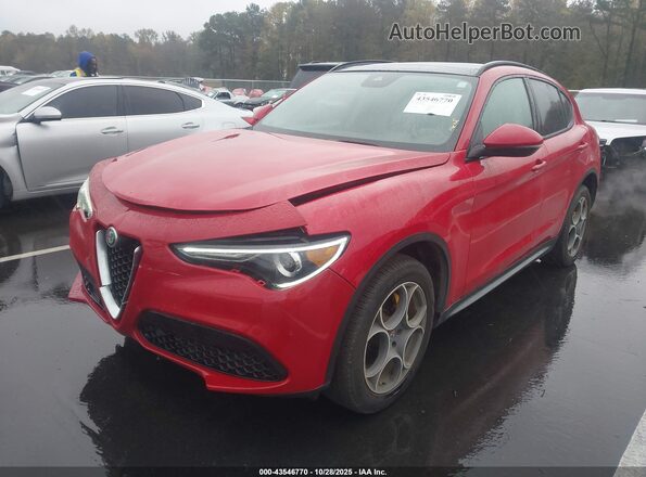 ZASPAKAN9K7C30848 2019 ALFA ROMEO STELVIO Красный Передняя левая четверть