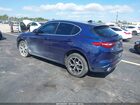 2021 Alfa Romeo Stelvio Ti Awd Синий vin: ZASPAKBN0M7D14512
