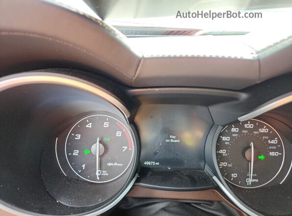ZASPAKBN2M7D13670 2021 ALFA ROMEO STELVIO Silver Instrument cluster view