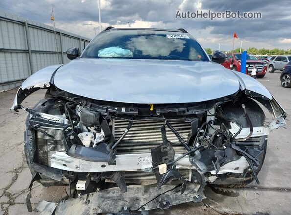 ZASPAKBN2M7D13670 2021 ALFA ROMEO STELVIO Silver Front view