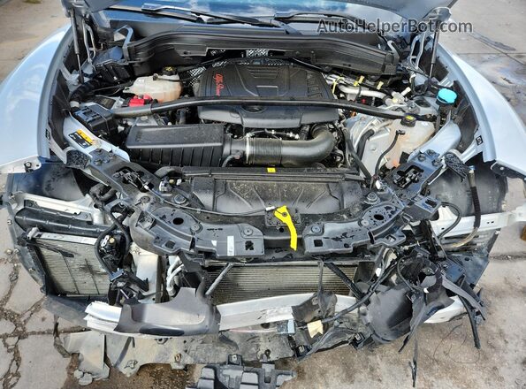 ZASPAKBN2M7D13670 2021 ALFA ROMEO STELVIO Silver Engine compartment view