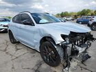 2021 Alfa Romeo Stelvio Ti Silver vin: ZASPAKBN2M7D13670