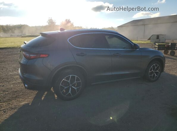 ZASPAKBN5M7D17826 2021 ALFA ROMEO STELVIO Серый Задняя правая четверть