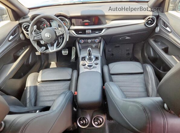 ZASPAKBN5N7D28715 2022 ALFA ROMEO STELVIO Синий Вид панели приборов