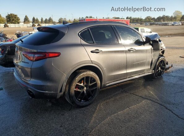 ZASPAKBN7L7C88764 2020 ALFA ROMEO STELVIO Gray Trasero derecho