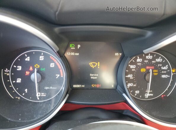 ZASPAKBN7L7C88764 2020 ALFA ROMEO STELVIO Gray Vista del cuadro de instrumentos