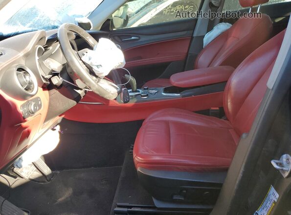 ZASPAKBN7L7C88764 2020 ALFA ROMEO STELVIO Gray Vista interior delantera