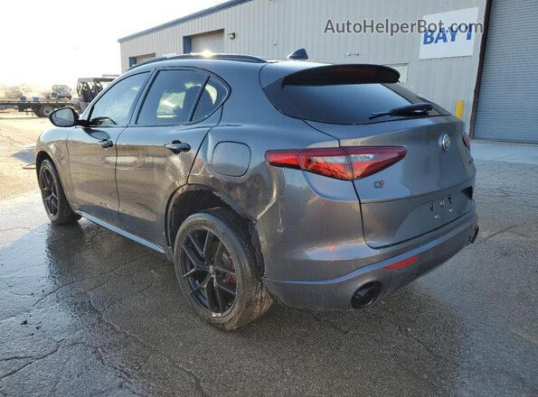 ZASPAKBN7L7C88764 2020 ALFA ROMEO STELVIO Gray Trasero izquierdo