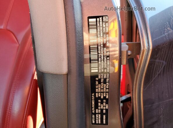 ZASPAKBN7L7C88764 2020 ALFA ROMEO STELVIO Gray Vista del compartimento del motor
