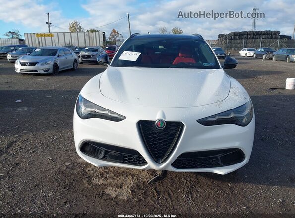 ZASPAKBN8R7D84301 2024 ALFA ROMEO STELVIO White Widok zestawu wskaźników