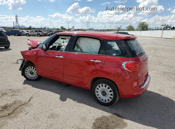ZFBCFAAH2GZ038327 2016 FIAT 500L Красный Задняя левая четверть