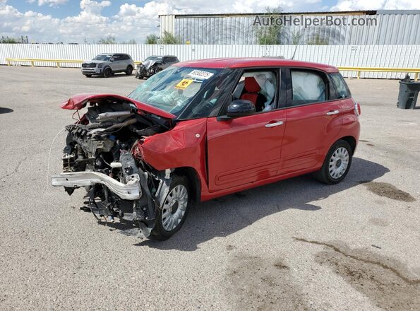 ZFBCFAAH2GZ038327 2016 FIAT 500L Красный Передняя левая четверть