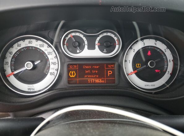 ZFBCFADH0GZ038340 2016 FIAT 500L Белый Вид щитка приборов