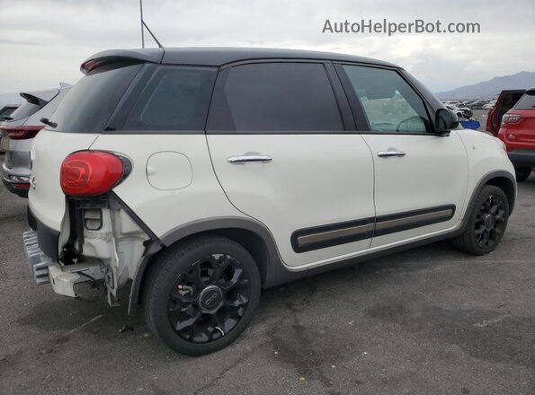 ZFBCFADH0GZ038340 2016 FIAT 500L Белый Задняя правая четверть