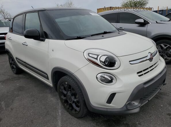 ZFBCFADH0GZ038340 2016 FIAT 500L Белый Передняя правая четверть