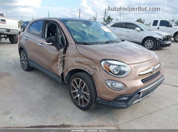 ZFBCFXCB5HP605770 2017 FIAT 500X Коричневый Передняя правая четверть