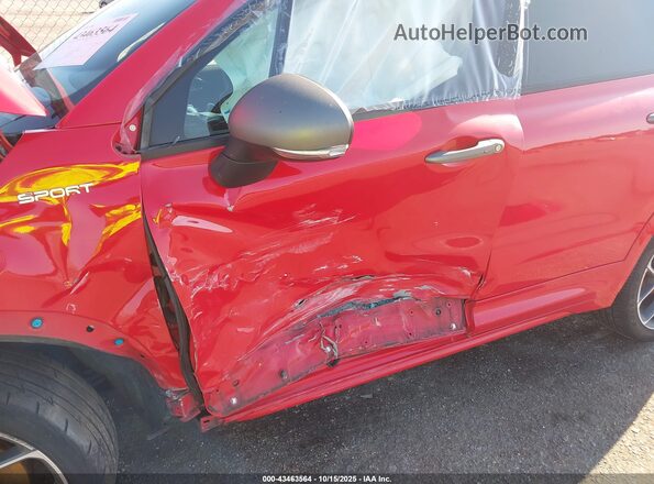 ZFBNFYC11LP846725 2020 FIAT 500X Красный Вид спереди