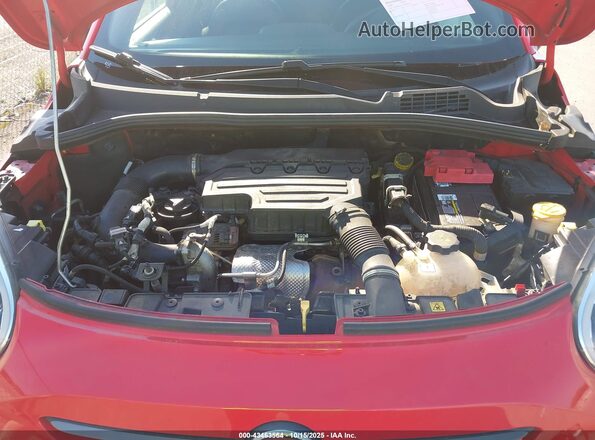 ZFBNFYC11LP846725 2020 FIAT 500X Красный Вид сзади