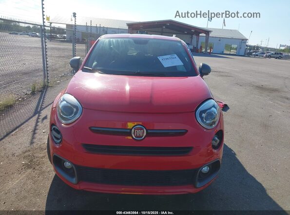 ZFBNFYC11LP846725 2020 FIAT 500X Красный Вид задней части салона
