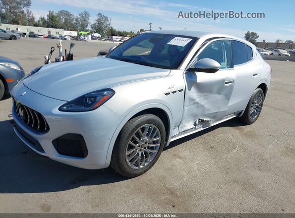 ZN682AVA1P7439650 2023 MASERATI GRECALE Gray წინა მარცხენა ხედი სამი მეოთხედიდან