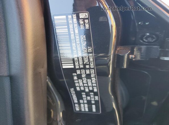 ZN682AVM3P7427252 2023 MASERATI GRECALE Black VIN კოდის სტიკერის ხედი