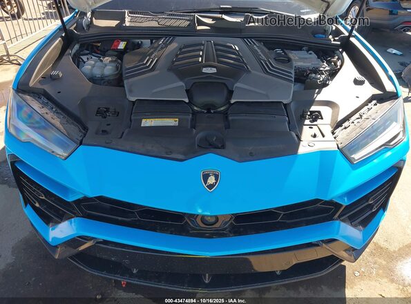 ZPBUA1ZL1KLA06062 2019 LAMBORGHINI URUS Blue Widok z tyłu