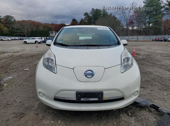 1N4AZ0CP0GC309534 2016 NISSAN LEAF Белый Вид сзади