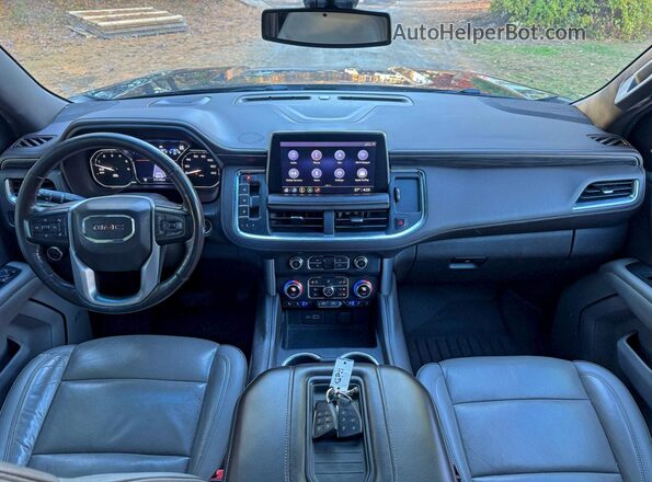 1GKS2GKD1MR310983 2021 GMC YUKON Black უკანა სავარძლების ხედი