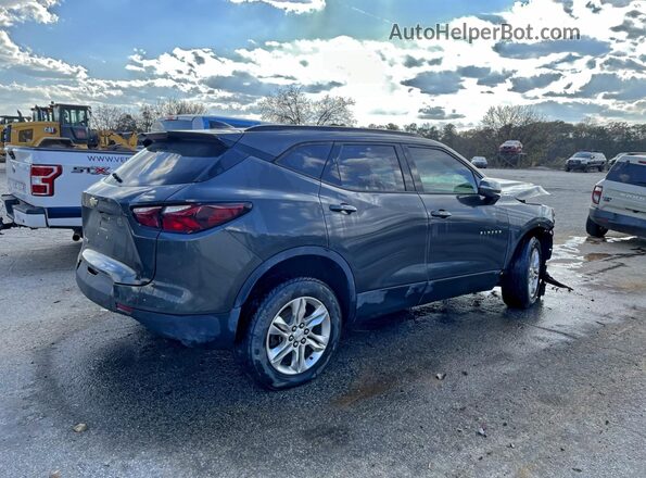 3GNKBBRA0KS666482 2019 CHEVROLET BLAZER Серый Передняя правая четверть
